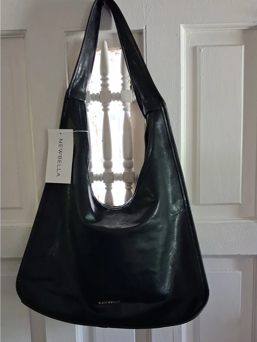 Newbella Women's Black Hobo Shoulder Bag